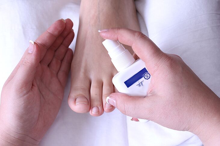 Foot antiseptic to prevent fungus
