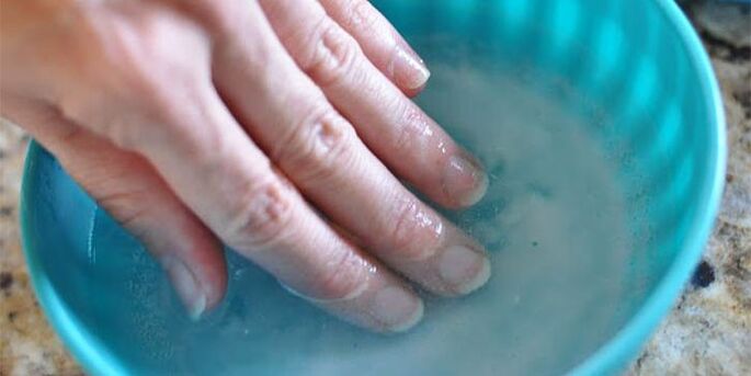 fungal nail bath
